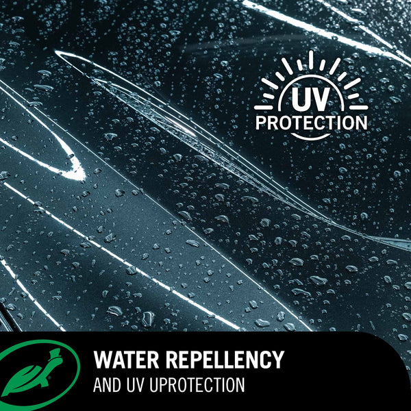 creates a slick, protective seal to prevent streaking, fine lines and swirls on the surface of your car.